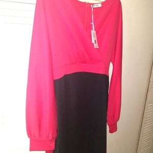 NWT Red and Black Grace Karin Bodycon dress